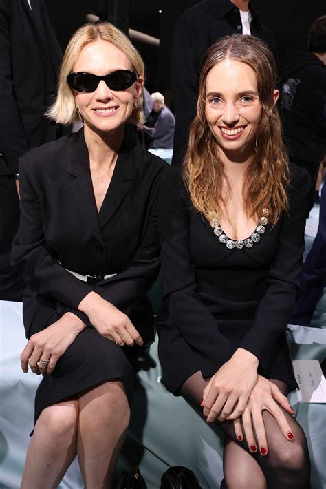 carey mulligan prada|Carey Mulligan Sits Front Row with Maya Hawke at Prada .